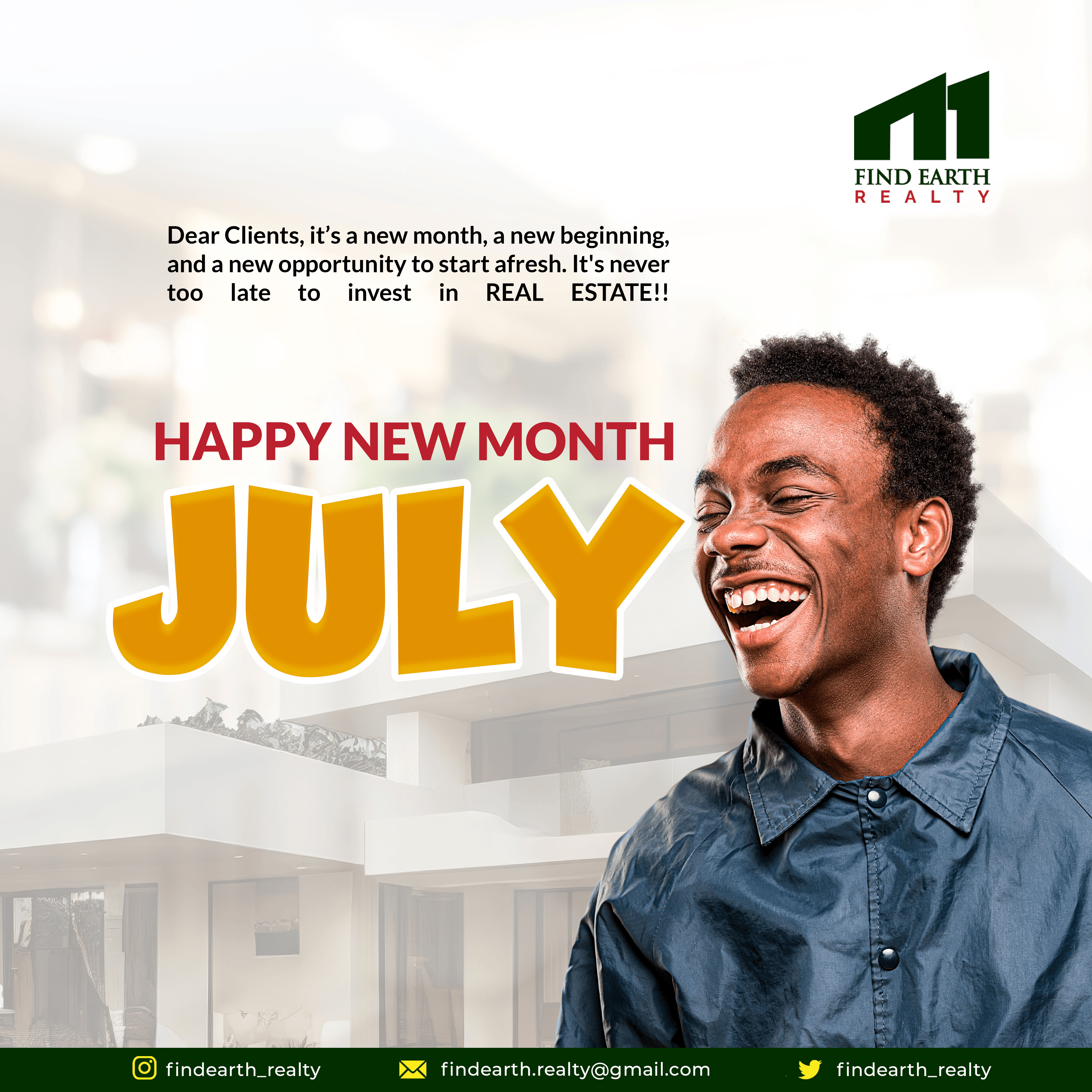 Happy New month copy